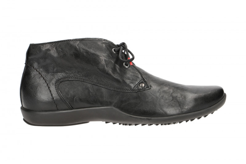 Think Stone Schnür Stiefelette schwarz