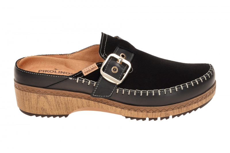 Pikolinos Granada Mule Pantolette schwarz Clog W0W-1638SEC1