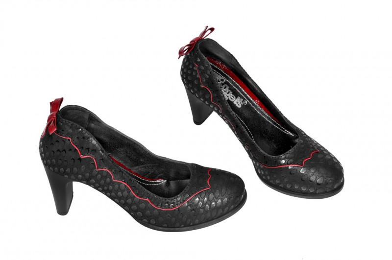 Tiggers Maryline 4 Pumps in schwarz rot