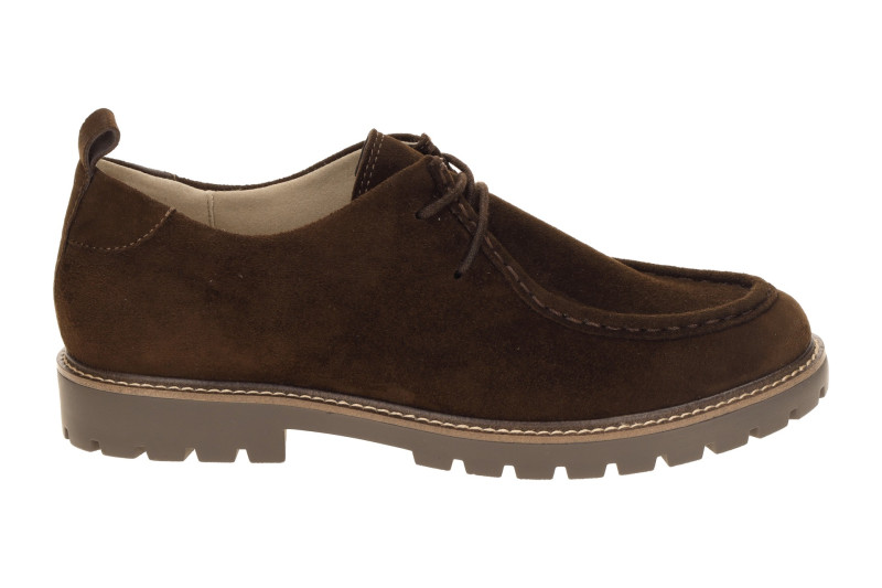 Caprice Schuhe Mokassin braun Velour 23612
