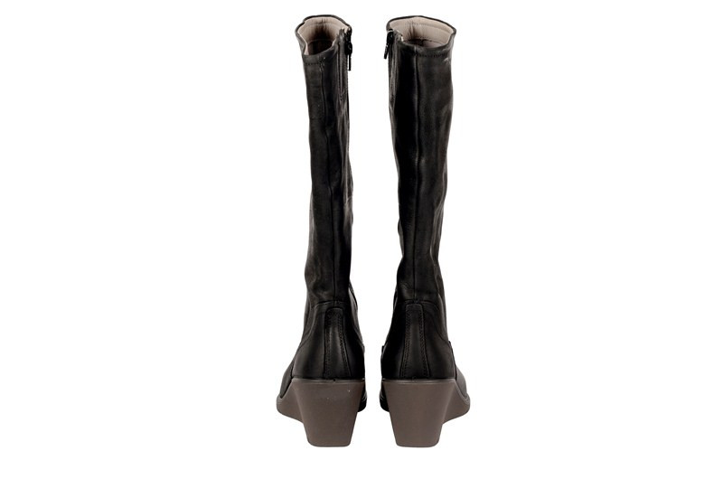 Ecco Adora Stiefel in schwarz Keilabsatz 232543