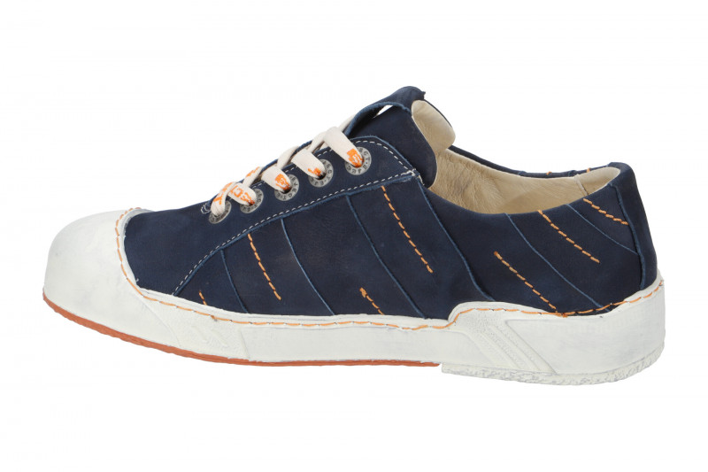 Eject Puzzle Schuhe blau orange Nubuck 12359
