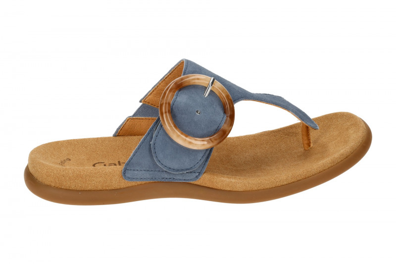 Gabor Zehentrenner Pantolette nautic blau 43.701.18