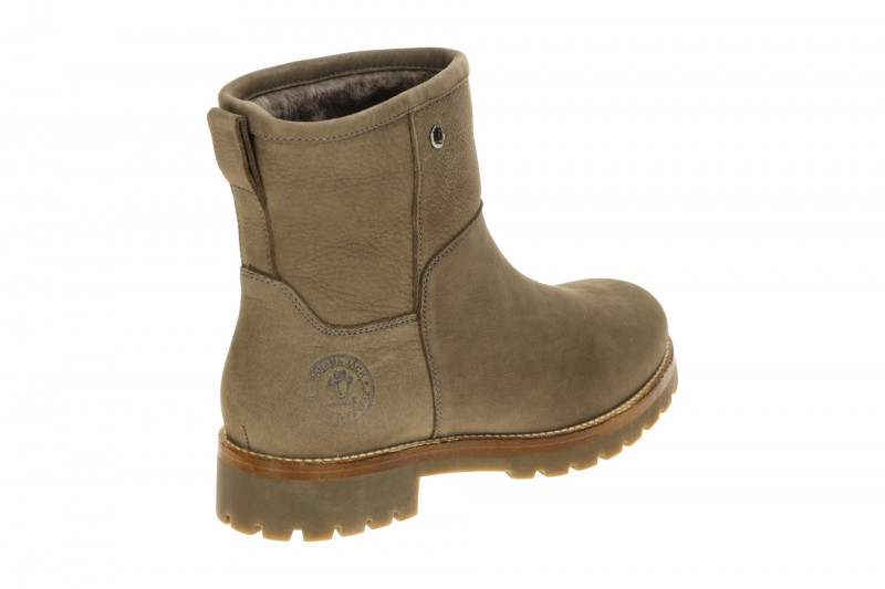 Panama Jack Grace Igloo B1 Schlupf Stiefel grau Lammfell Warmfutter