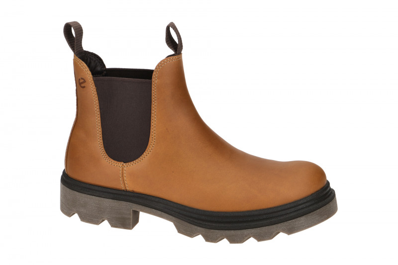Ecco Grainer Herren Chelsea Stiefelette braun amber 214704