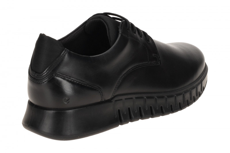 Ecco Gruuv Schuhe schwarz Derby Schnürer 512314