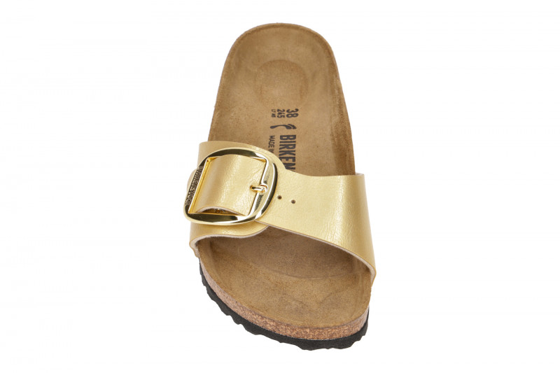 Birkenstock Madrid Big Buckle Pantolette gold Schmal 1021374