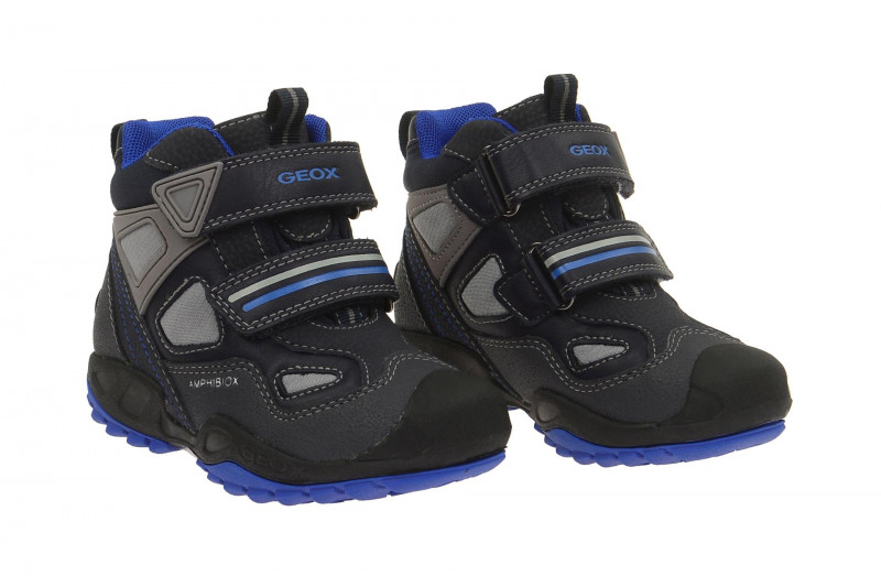 Geox Respira Jungen Stiefel Savage ABX in blau Allwetter Boots