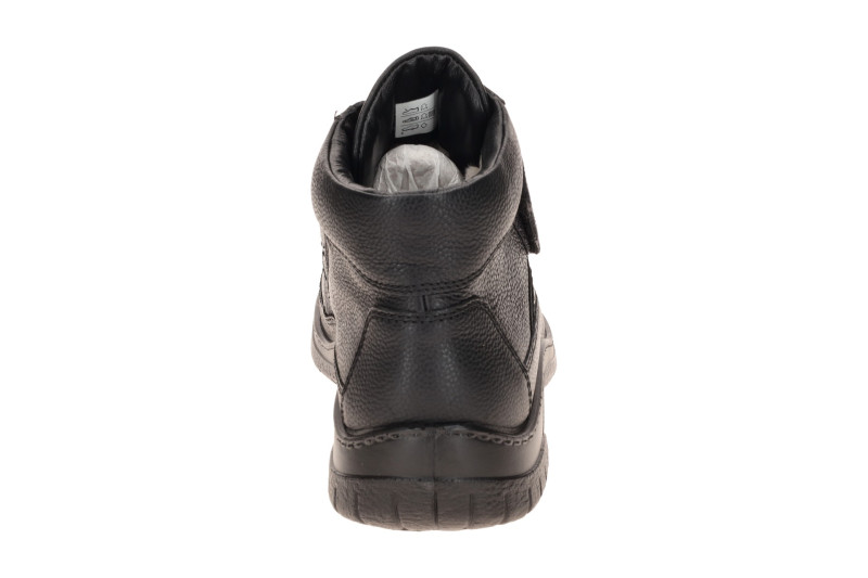 JOMOS Warmfutter Stiefelette schwarz H-Weite Klett 406501