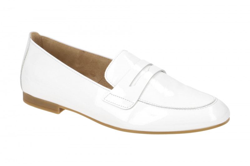 Gabor Schuhe Slipper weiß Lack 25.213.91