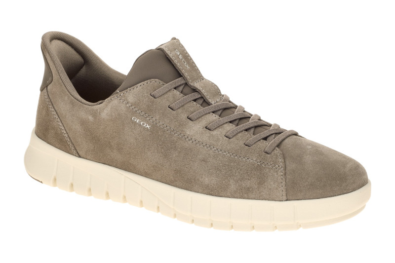 Geox Flextride Schuhe Slipper taupe grau FASTin U65MAA