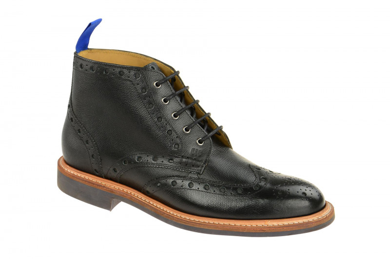 Gordon &amp; Bros Harry Stiefel schwarz Rahmengenäht 5039-H