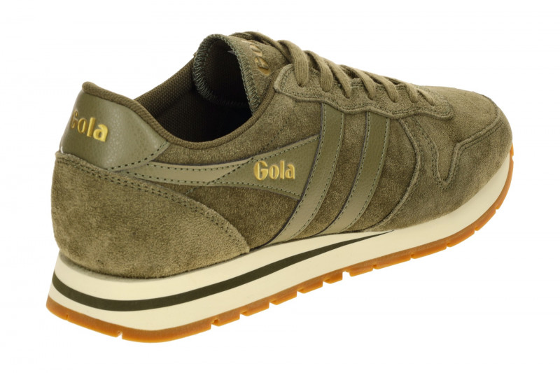 Gola Daytona Schuhe Sneakers grün Herren Velour CMB910KN