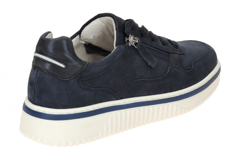 Gabor Comfort Como Sneakers blau Nubuck K-Weite 46.408.36