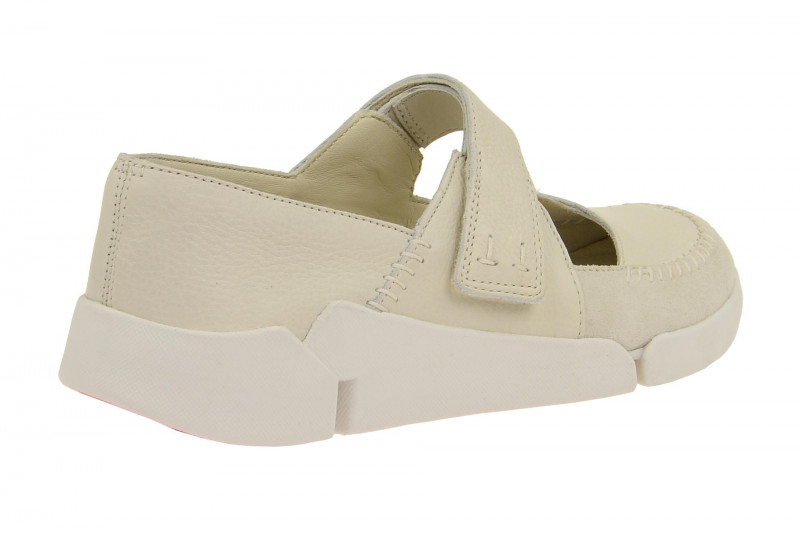 Clarks TriAmanda Schuhe weiß offwhite Mary-Jane