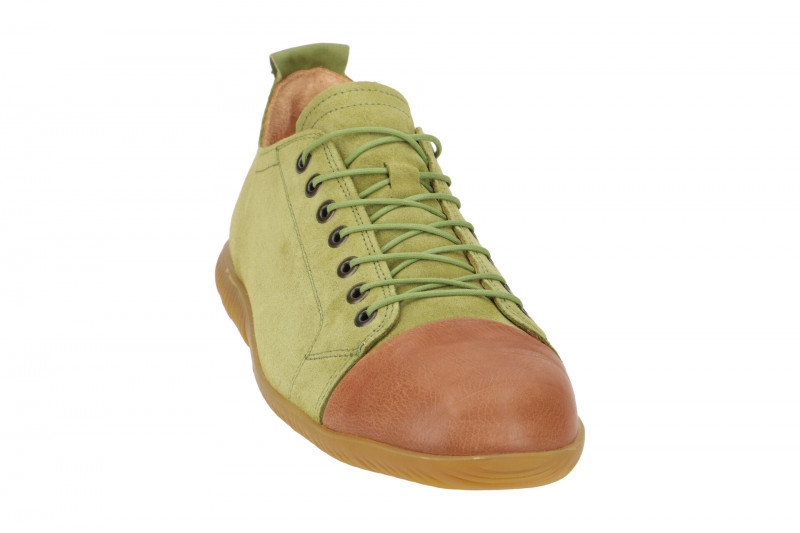 Think Hauki Schnür Schuhe grün braun 779