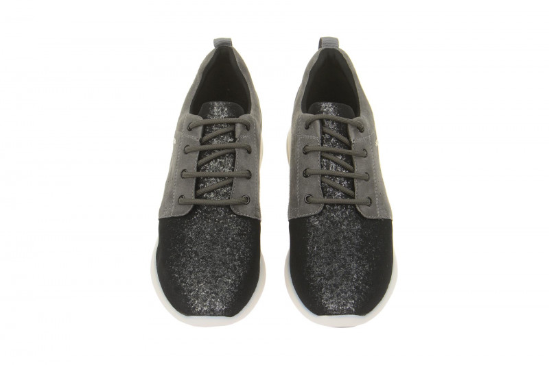 Geox Ophira Schuhe grau silber Glitter D621CA