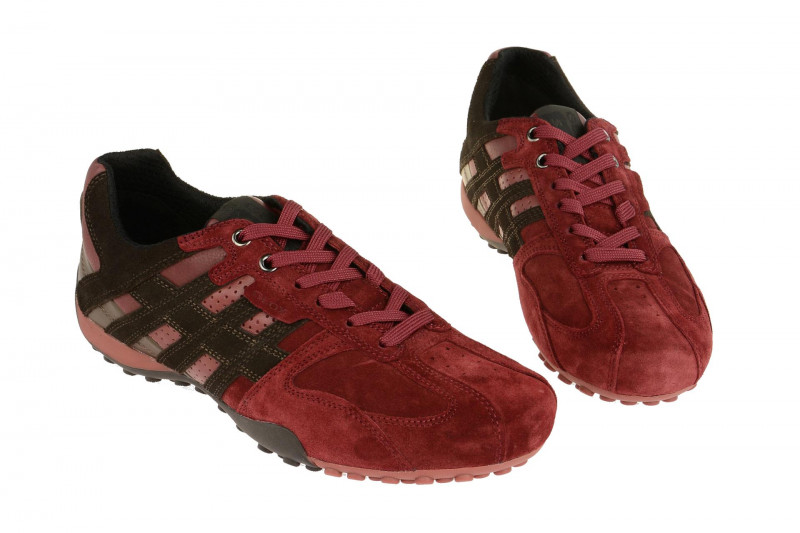 Geox Snake Schuhe dunkelrot U4207K 022EK C7J6T