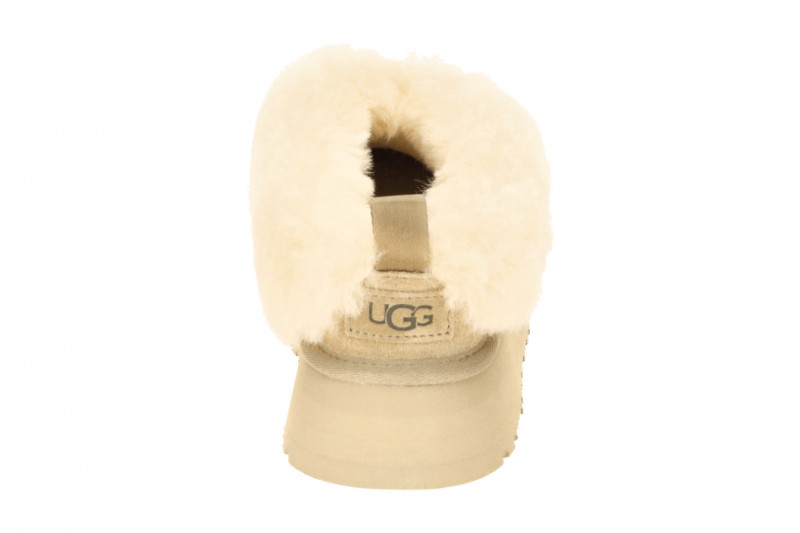 UGG Tazzele Boots Plateau Slipper beige Warmfutter