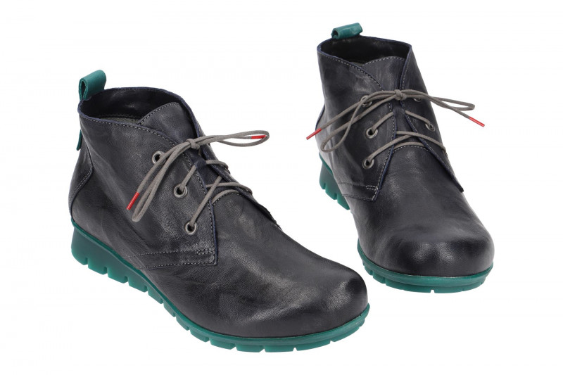 Think Menscha Schnür Stiefelette blau