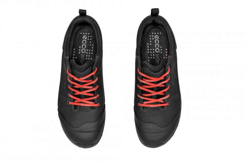 Ecco Biom Terrain Schuhe in schwarz orange Yakleder Gore-Tex