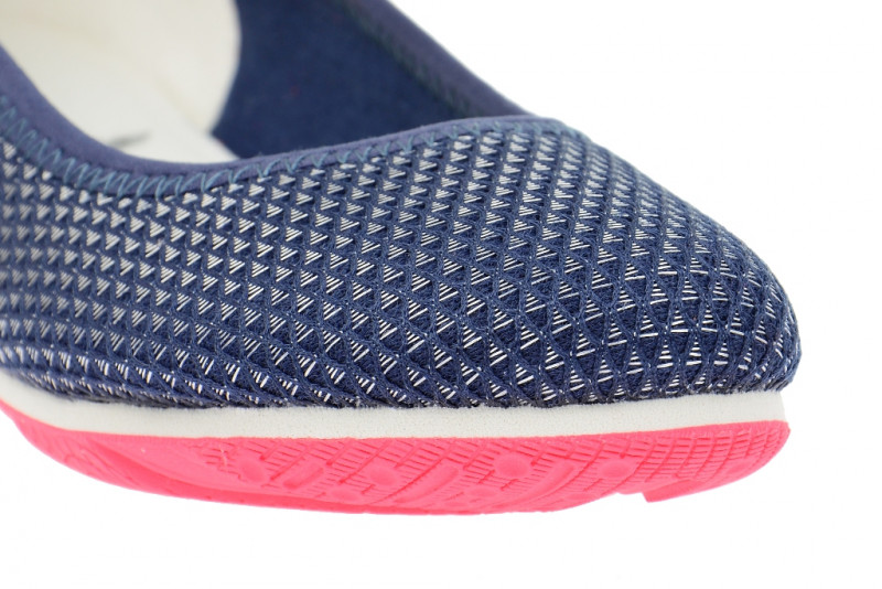 Geox Xense Ballerina blau navy pink