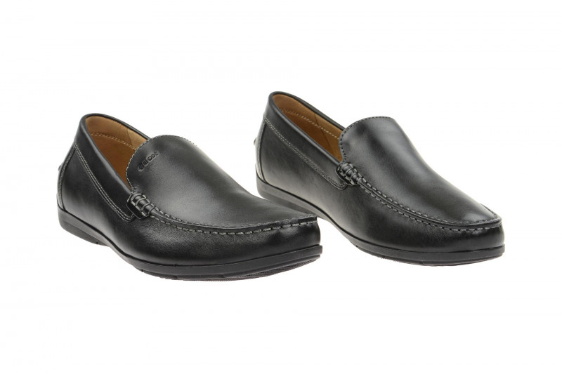 Geox Siron Schuhe Mokassin schwarz