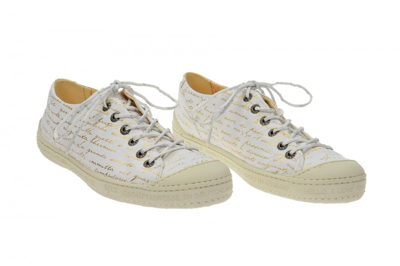 Eject Dass Schuhe weiß gold - 11207/3.007