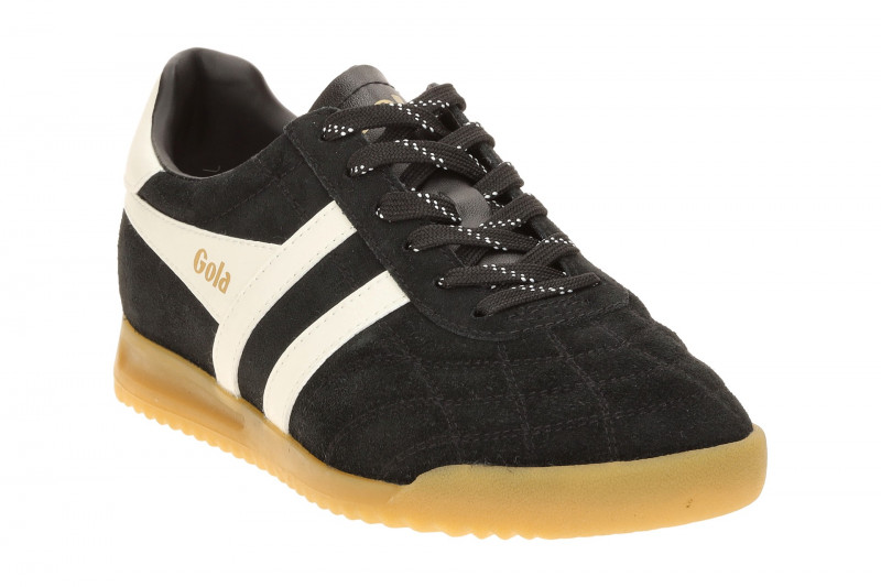 Gola Stadium Schuhe Sneaker schwarz Damen Velour CLB808