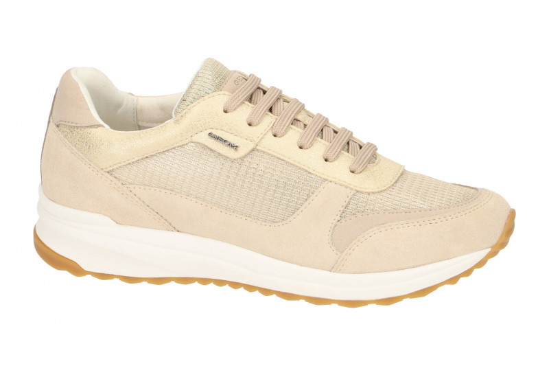 Geox Airell Schuhe beige gold metallic