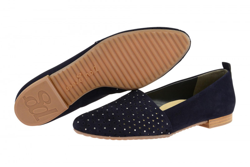 Paul Green Schuhe Slipper blau 2226-029