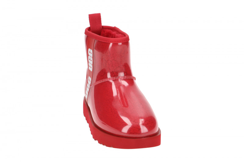 UGG Classic Clear Mini Stiefelrot rot samba-red