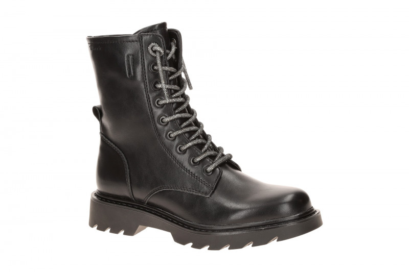 Tamaris Stiefel Boots schwarz Glitzer 25281