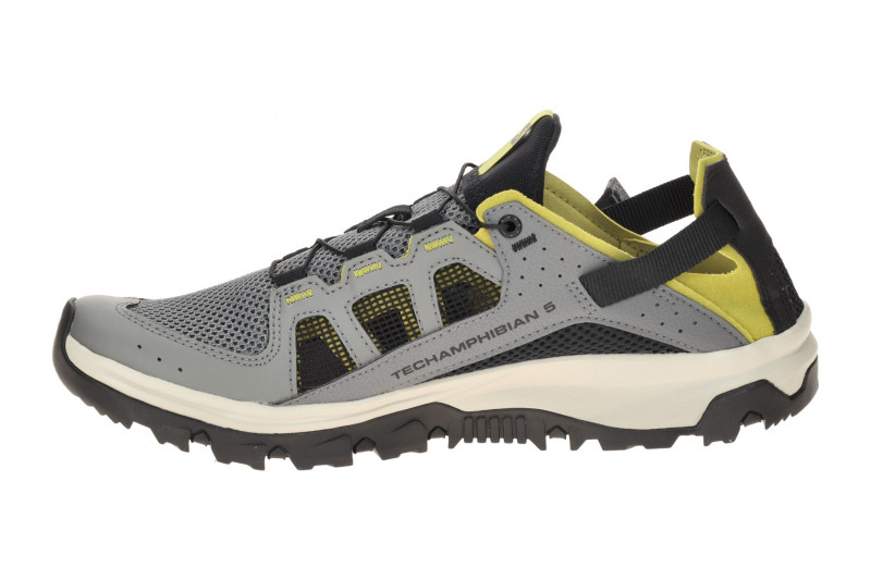 Salomon Techamphibian 5 Schuhe grau gelb 492277