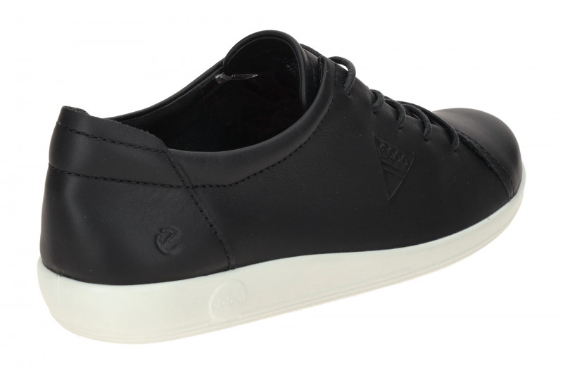Ecco Soft 2 Schuhe schwarz weiß Jubiläum 206583