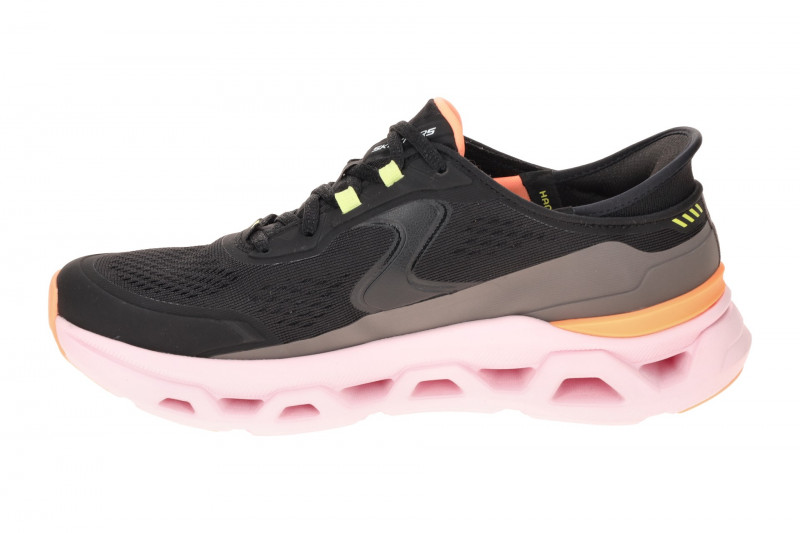 Skechers Glide Step Schuhe schwarz rosa Damen Slip-Ins 150510