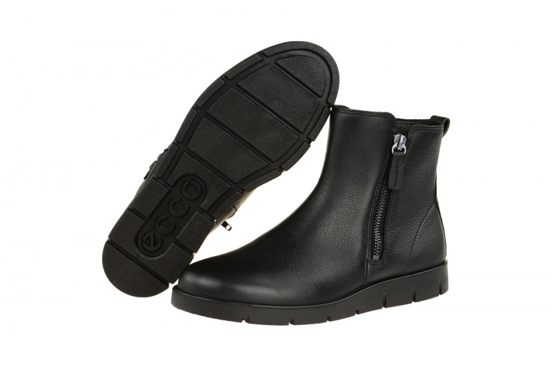 Ecco Bella Stiefelette schwarz Glattleder
