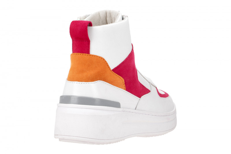 Gabor Schuhe weiß pink Mid-Sneakers 43.181.20