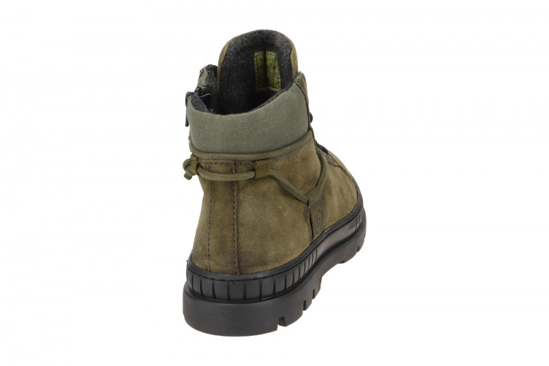 bugatti Pallario Comfort Stiefelette grün Velour AC731