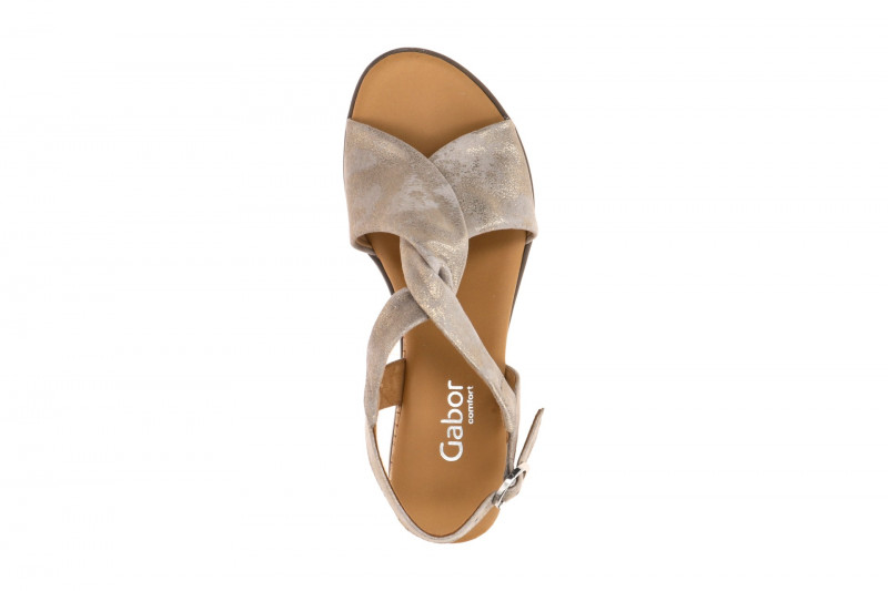 Gabor Genua Sandale grau metallic 82.751.95