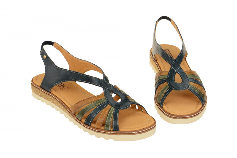 Pikolinos Sandalette Alcudia blau grün Gr 36