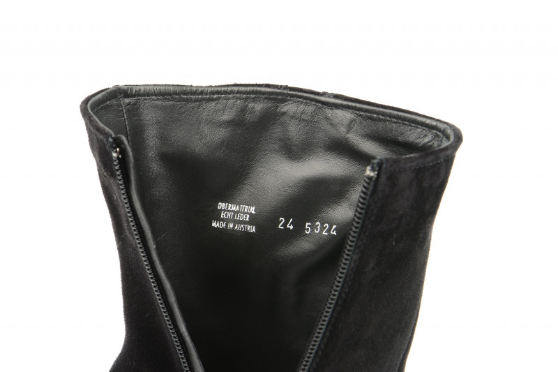 Paul Green Stiefel schwarz Velour - 8606-004