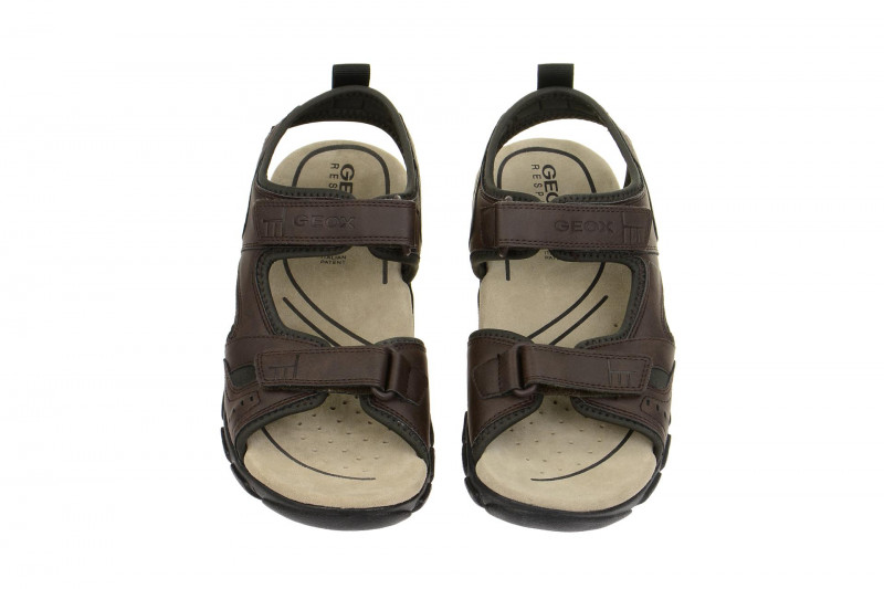 Geox Strada Sandale braun coffee U4224A