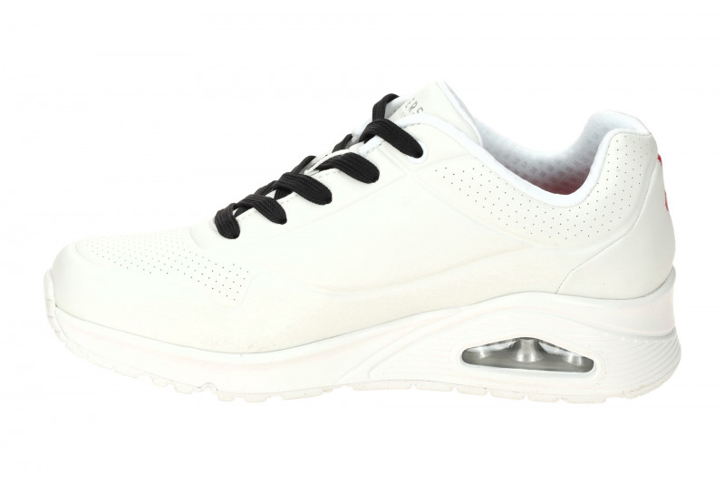 Skechers Uno Schuhe weiß rot Graffiti 177082