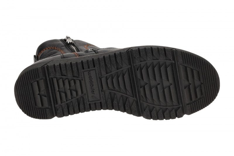 Waldläufer Gesa Stiefelette schwarz K-Weite Glattleder