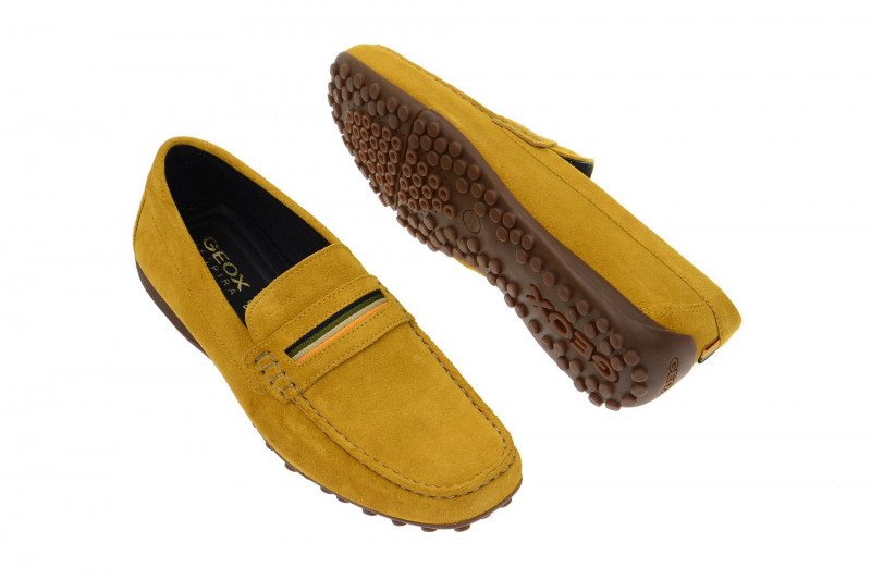 Geox Snake Mokassin Slipper gelb U5207A