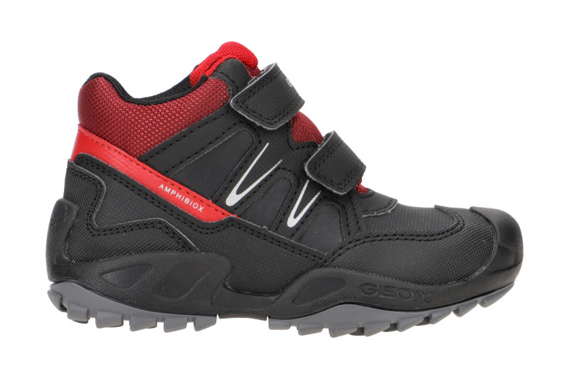 Geox Savage Kinder Stiefel schwarz rot J261WA