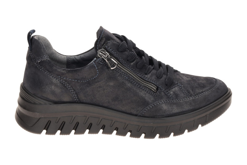 Waldläufer Becky Schuhe blau K-Weite Schimmer 614002