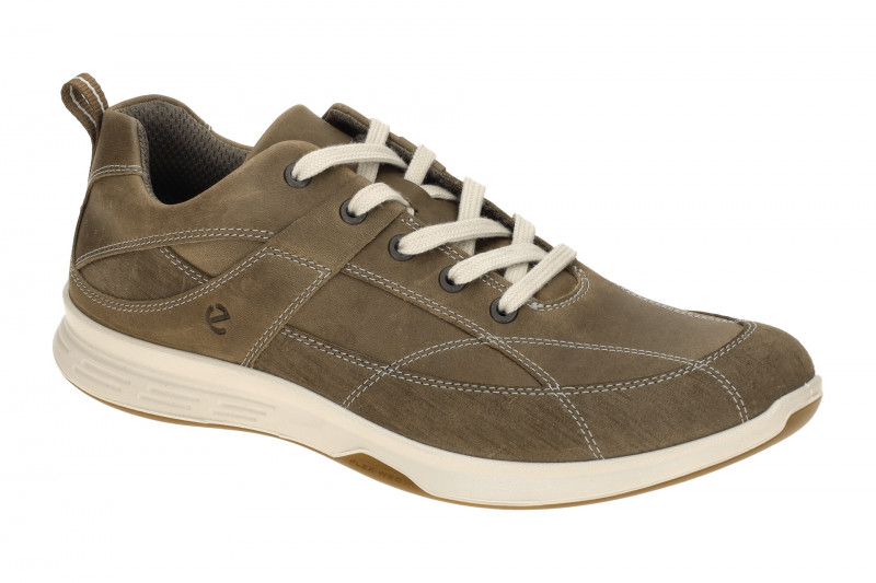Ecco Exceed Schuhe Sneaker grau braun Nubuck 870114