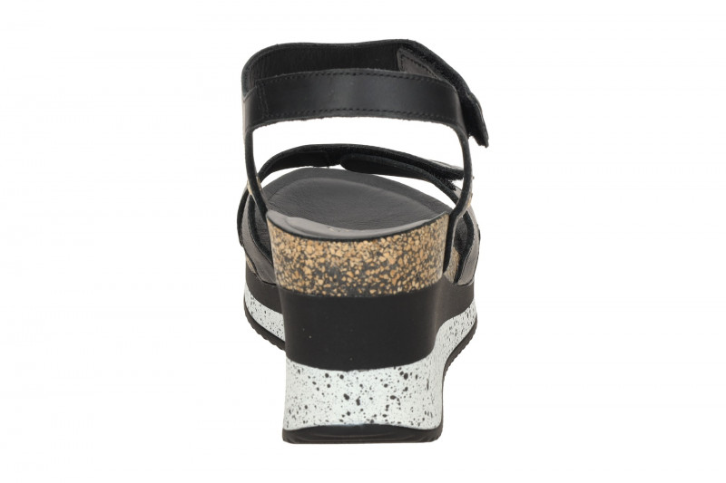 Panama Jack Nica Sport B10 Keil Sandale schwarz Napa